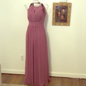 David’s Bridal, Bridesmaid dress, Maxi, worn once!